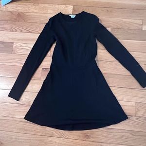 H&M A Line Mini Black Dress